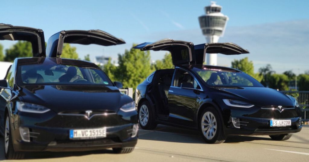 munich airport transfer tesla muc